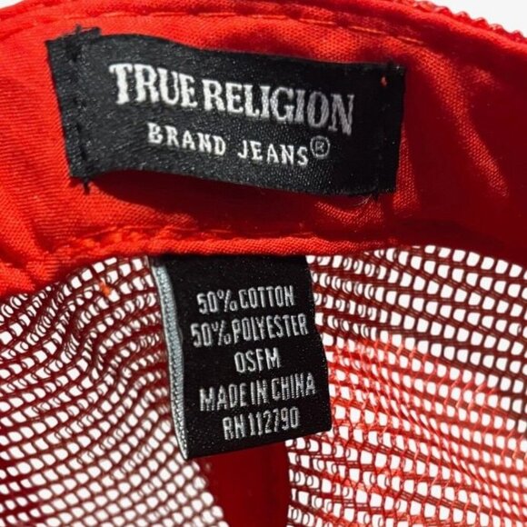 True Religion X 2 Chainz (RARE) Hat Cap Snapback Collab Trucker Mesh - Picture 6 of 8
